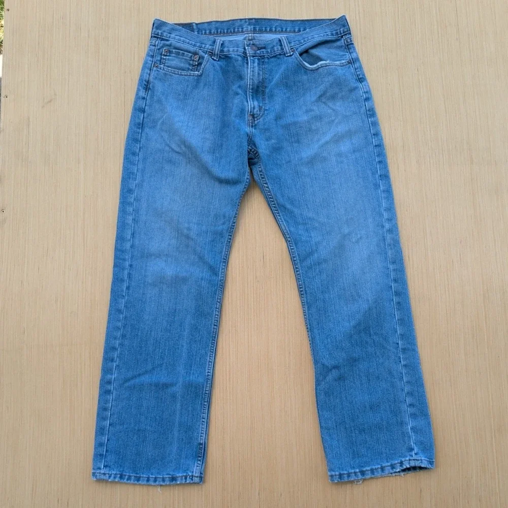 Levi's 559 Straight Leg‎ Denim Blue Jeans Men's 36X32